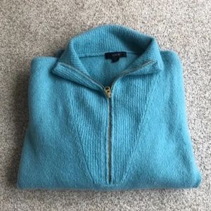 J. Crew 1/4 Zip Sweater Sz L